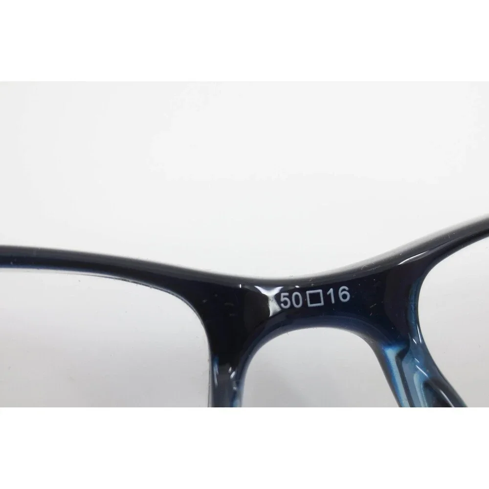 KP 20210 Blue Brown Rectangular Full Rim Eyeglass Frames 50-16-135 37803